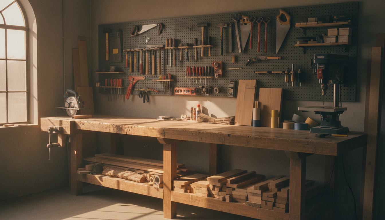 Organized workshop ready for the next project